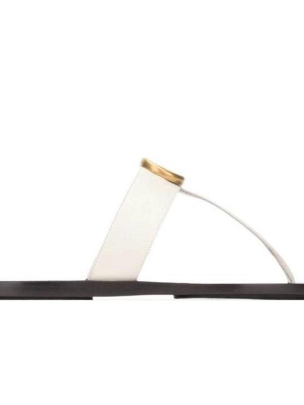 LIKE NEW Gucci White Marmont GG Sandals - Picture 9 of 13